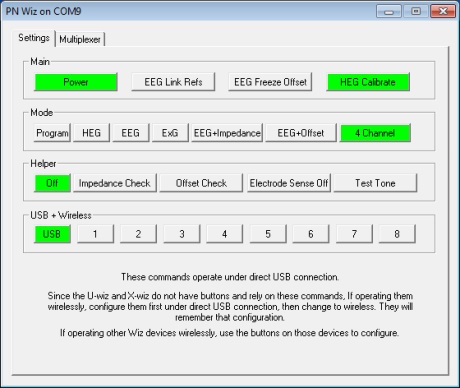 wiz window calibrate