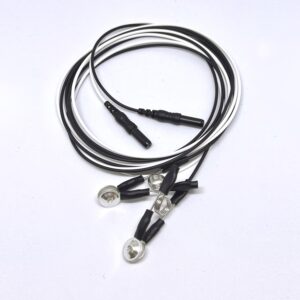 silver ear clip electrodes